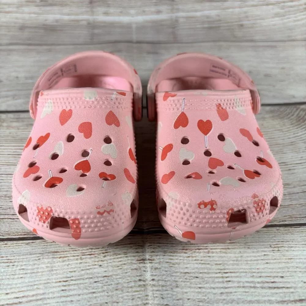 CROCS valentines classic see